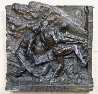 Puddlers, 1893 (bronze) af Constantin Emile Meunier